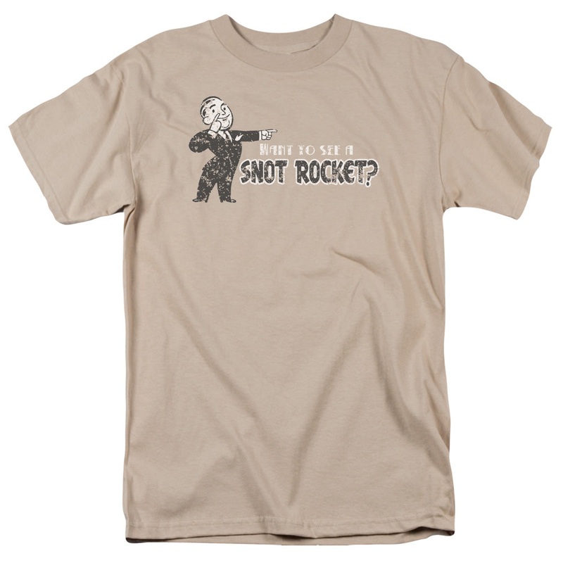 Snot Rocket - Short Sleeve Adult 18 - 1 - Sand T-shirt