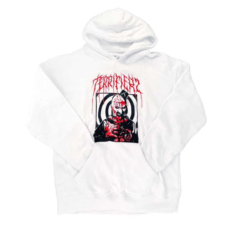 Terrifier No More Mister Nice Clown Blood Splattered Hoodie