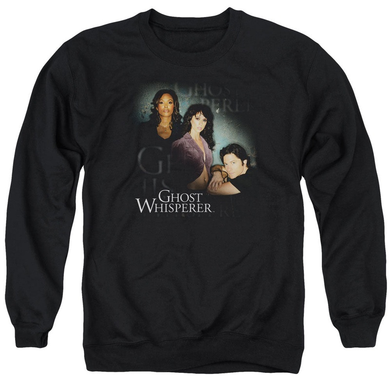 Ghost Whisperer - Diagonal Cast - Adult Crewneck Sweatshirt - Black