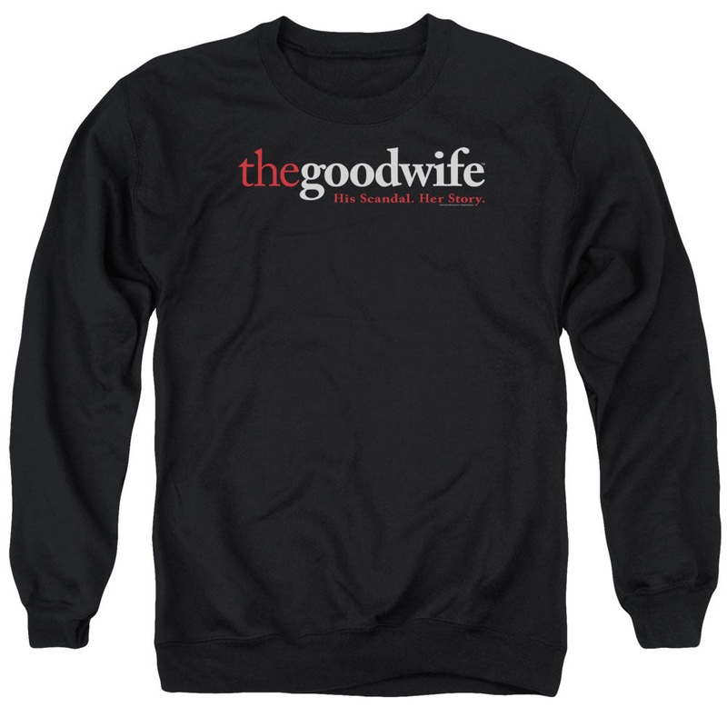 The Good Wife - Logo - Adult Crewneck Sweatshirt - Black