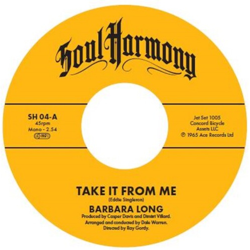 Barbara Long / Cautions - Take It From Me / Poor Loser