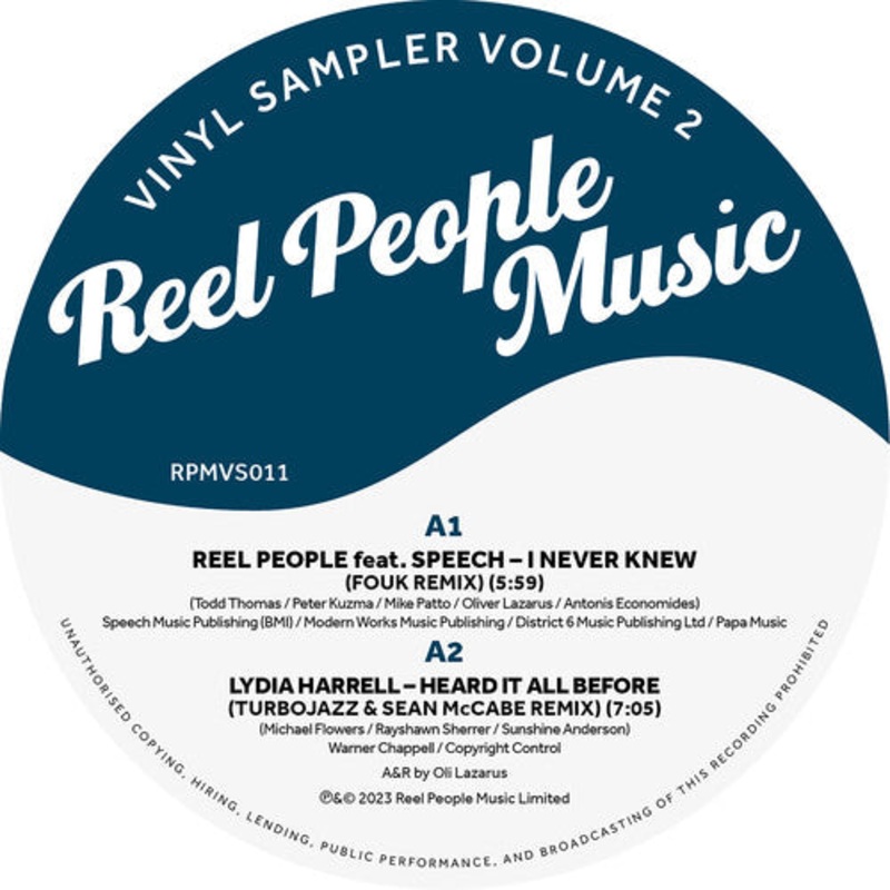 Reel People Music : Vinyl Sampler Vol. 3/ Various - Reel People Music : Vinyl Sampler Vol. 3 (Various Artists)