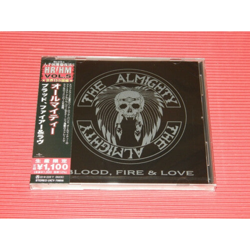 Almighty - Blood Fire & Love (Japanese Pressing)