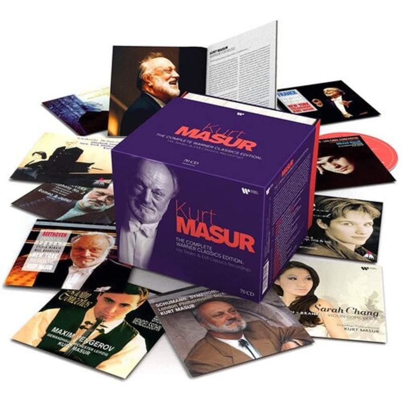 Kurt Masur - Kurt Masur: The Complete Warner Classics Edition - His Teldec & EMI Classics Recordings (70 CD)