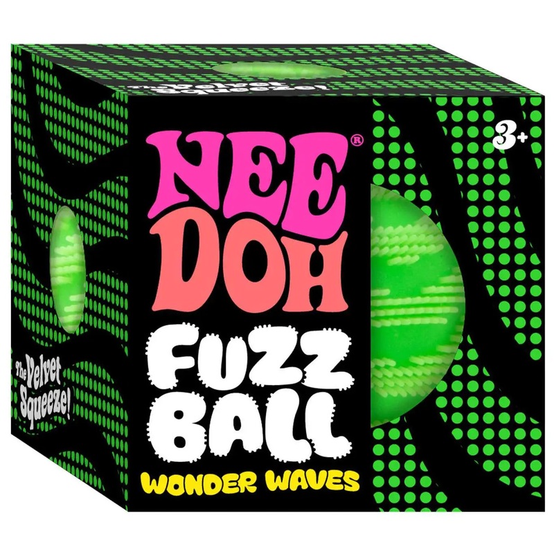 NeeDoh Fuzz Ball Wonder Waves Stress Ball (Random Color)