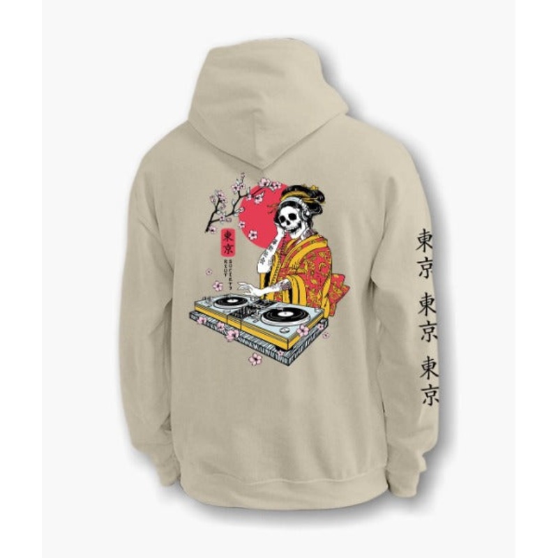 Riot Society Geisha Skull DJ Hoody