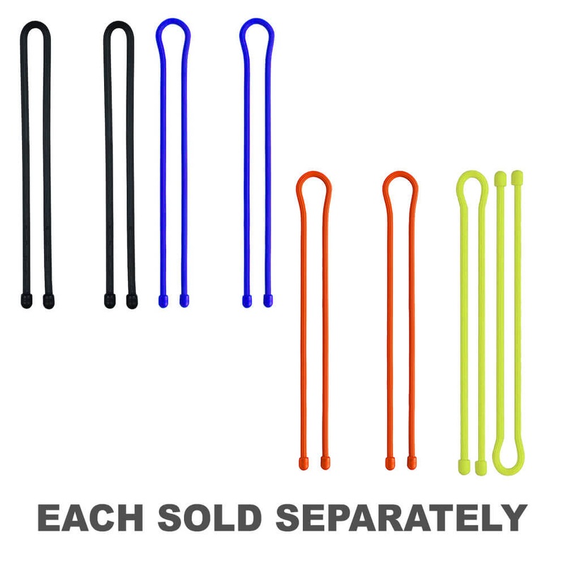 Cravate de gigantesque Twist en caoutchouc rutilisable 12 "(2pk)