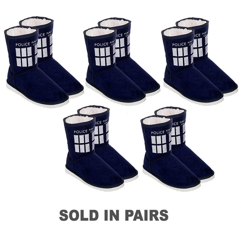 Doctor Who Tardis Boot Slipper Mesdames