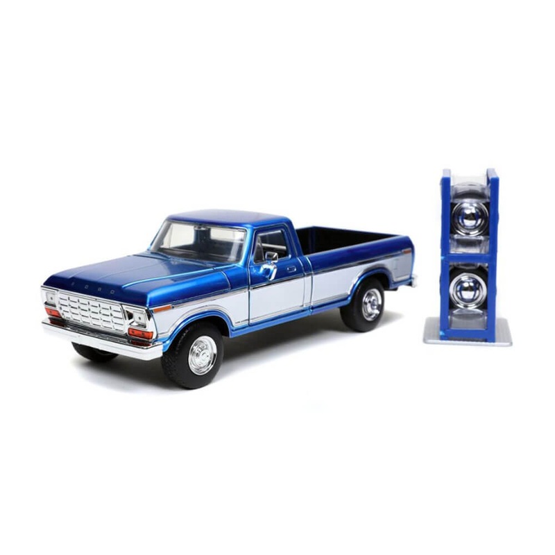 Ford F-150 1979 Bleu 1:24 Vhicule Diecast  l'chelle
