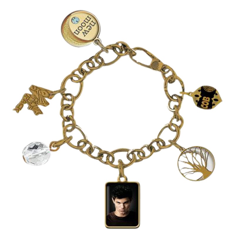 Twilight New Moon Jewelry Chunky Charm Bracelet (Jacob)